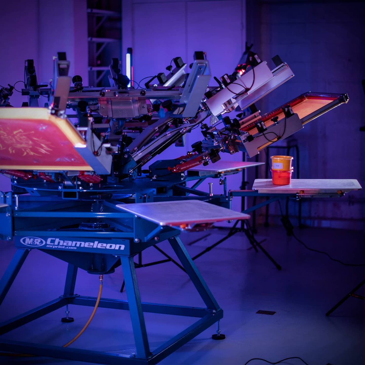 mrcompanies's tweet image. A Chameleon striking a pose! 😍👏

#MRBlueCrew

📸 Superb shot By Ninja Print Masters 🤖

#screenprinting #manualscreenprinting #tshirtprinting #shoplife #inklife #screenprintingshop #chameleon #merch #equipment #screenprint