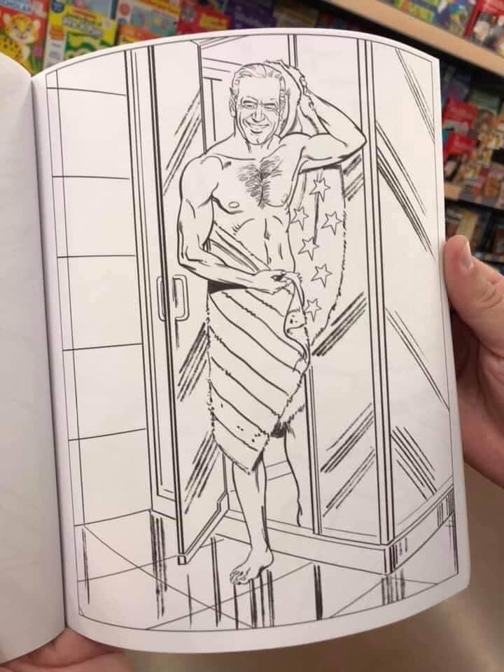 armor_coastal's tweet image. Creepy—just like this coloring book found at Walmart.