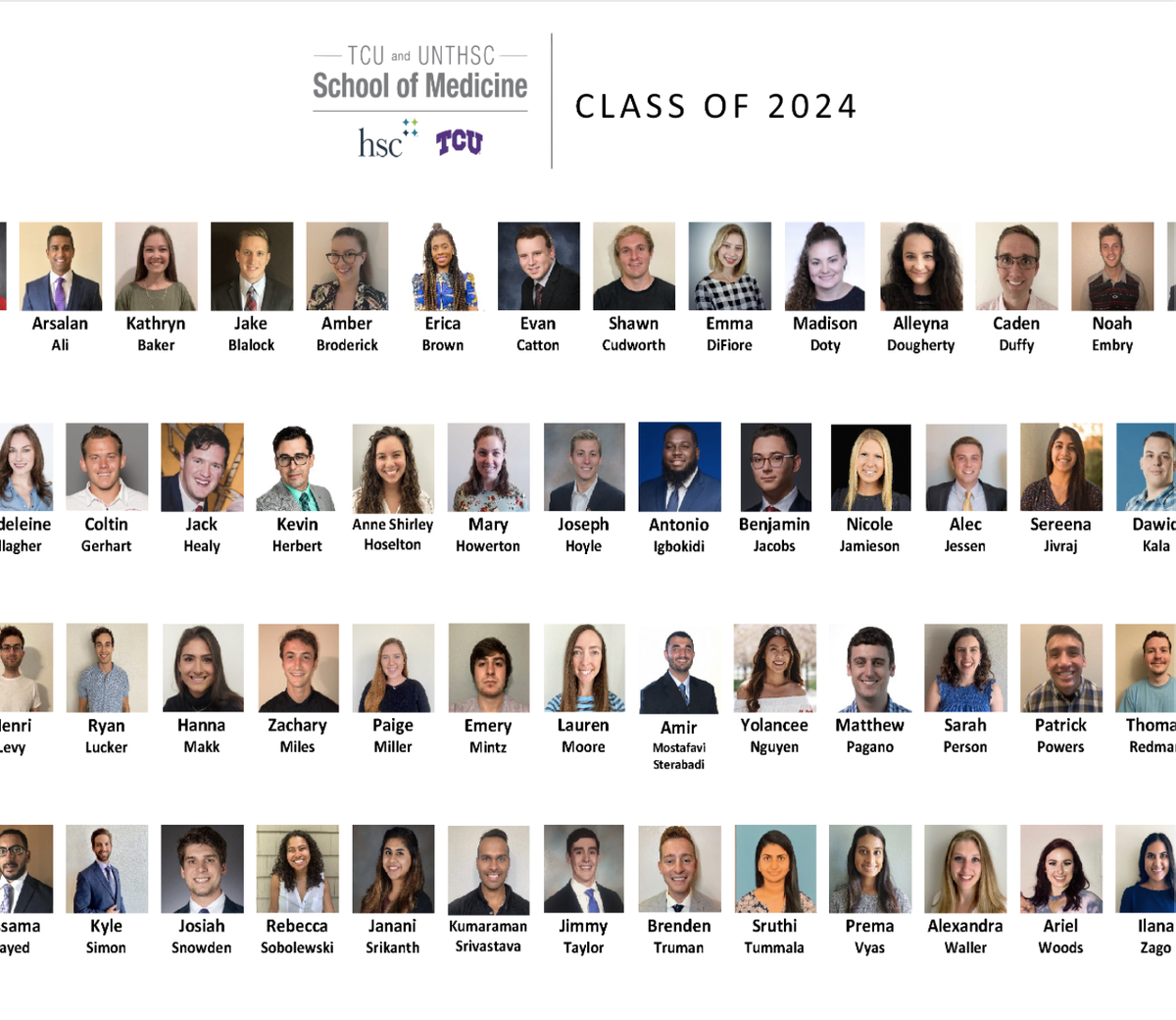 TCUBurnettMed's tweet photo. We welcomed 60 new students into our medical school earlier this month and we're excited to have them with us! 😀

Learn more about the Class of 2024 here: https://t.co/sUa68jDA6R

#EmpatheticScholars #FWMDSchool @TCU @UNTHSC https://t.co/TvL9NpLBHP