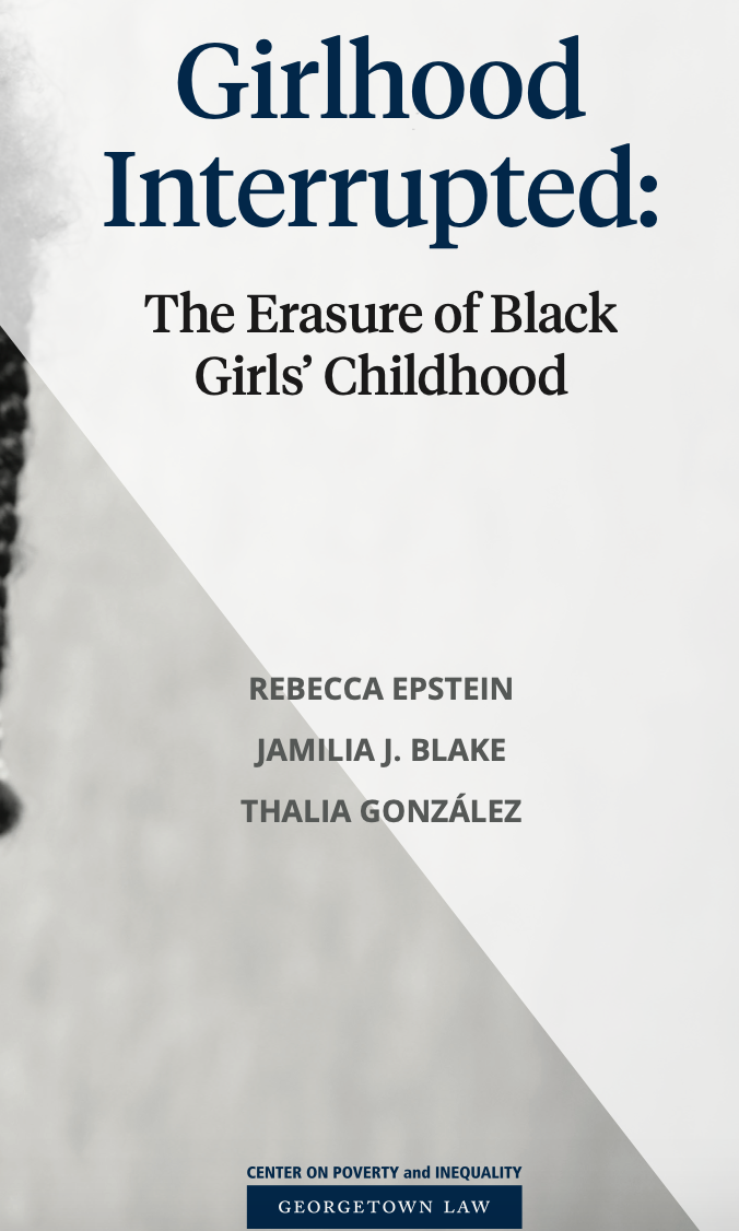 627/ "These results suggest that Black girls are viewedas more adult than their white peers at almost all stages of childhood." & "School-based police officers, among others, may also be more likely to view Black girls as older and less innocent." ( @drjjblake  @tncgonzalez)