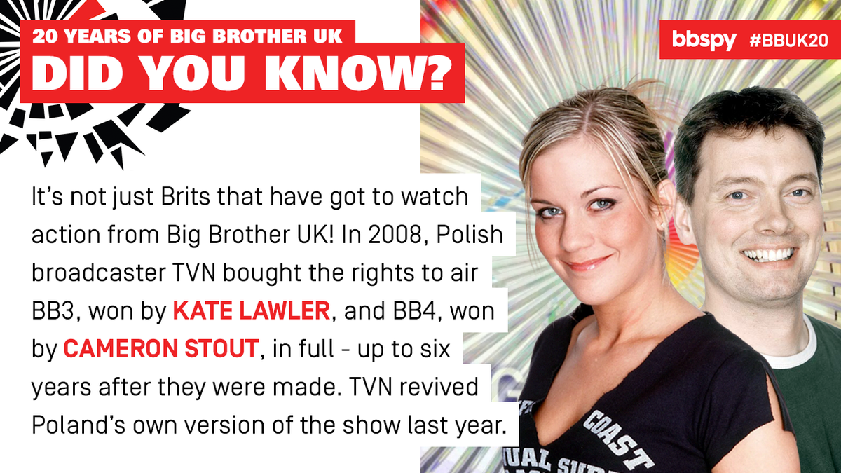 bbspy's tweet photo. The original Big Brother housemates didn't think anyone in the UK would watch the show, never mind abroad - but #BBUK ended up attracting international attention! #BBUK20 #SaveBBUK https://t.co/VqvC14iy7d