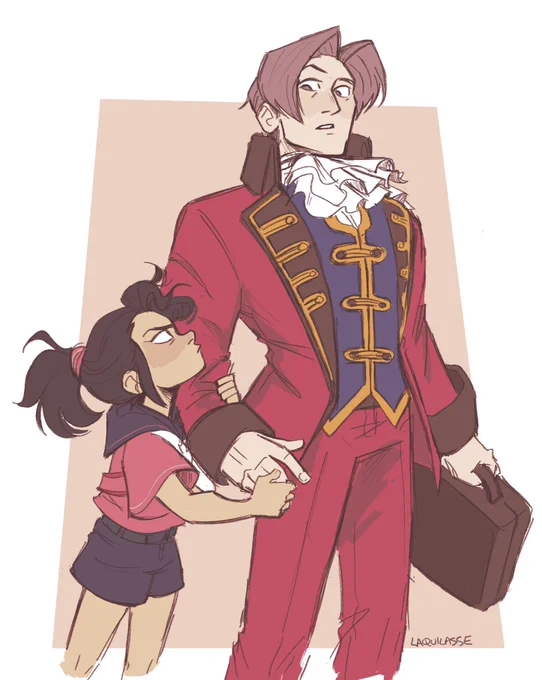 Not one but TWO babies #AceAttorney 