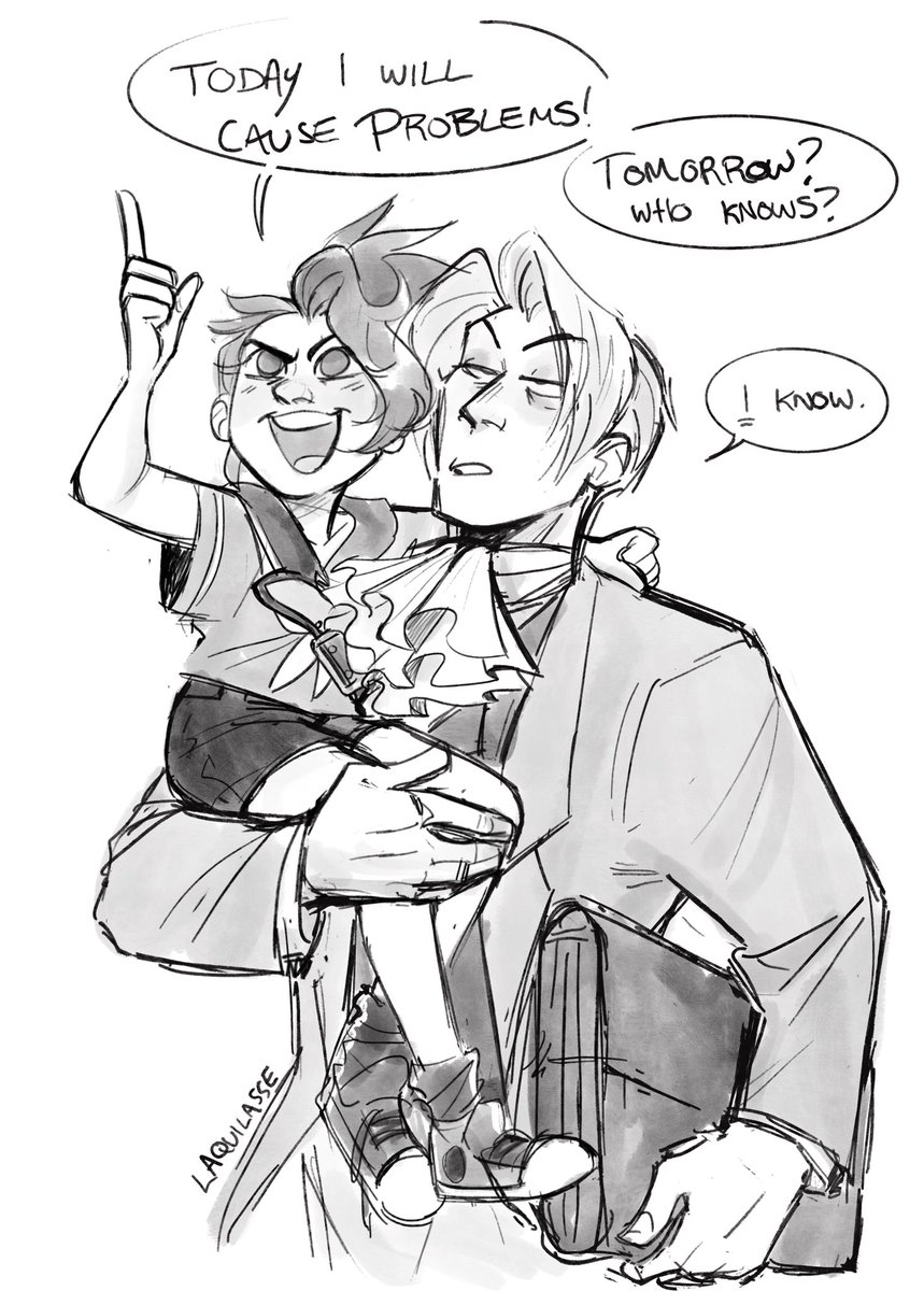 Not one but TWO babies #AceAttorney 