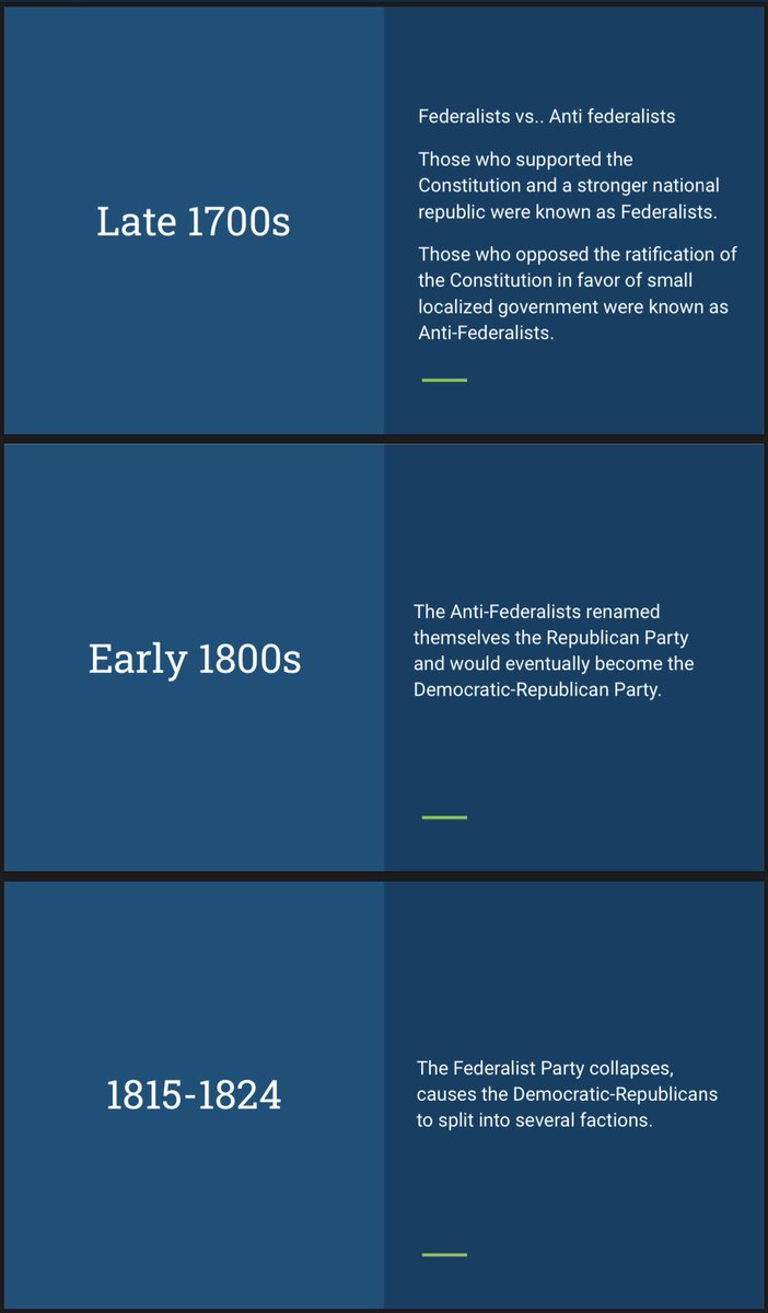 gufocieco's tweet image. History of party realignments in the US #partyrealignment