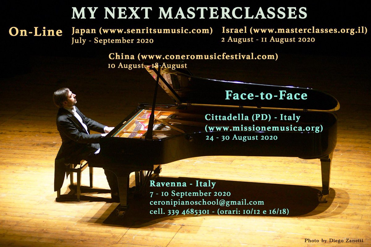 maxferrati's tweet photo. Choose your favorite Masterclass and apply soon!
Scegli la tua Masterclass preferita e iscriviti rapidamente!
Deadlines are approaching!!! https://t.co/7eWGb8WR9A