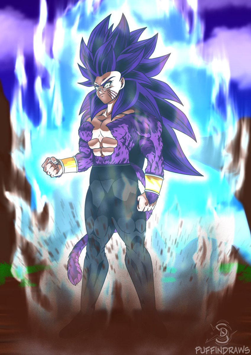 Goku super saiyajin 5 limit breaker Fan art