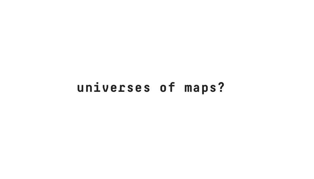 The desire for maps was unquenchable. We pondered philosophically: what if we created a universe of maps?(BTW these maps each showed a forecasted electoral college outcome. By showing many maps, we might be able to convey how many possibilities there are!)
