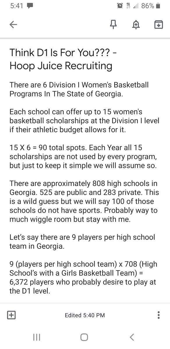 HoopJuice_'s tweet photo. My Thoughts On The Opportunity For High School Prospects to Play Women's College Basketball Regardless of Level!!!

#HoopJuice https://t.co/0ggU64FDuS