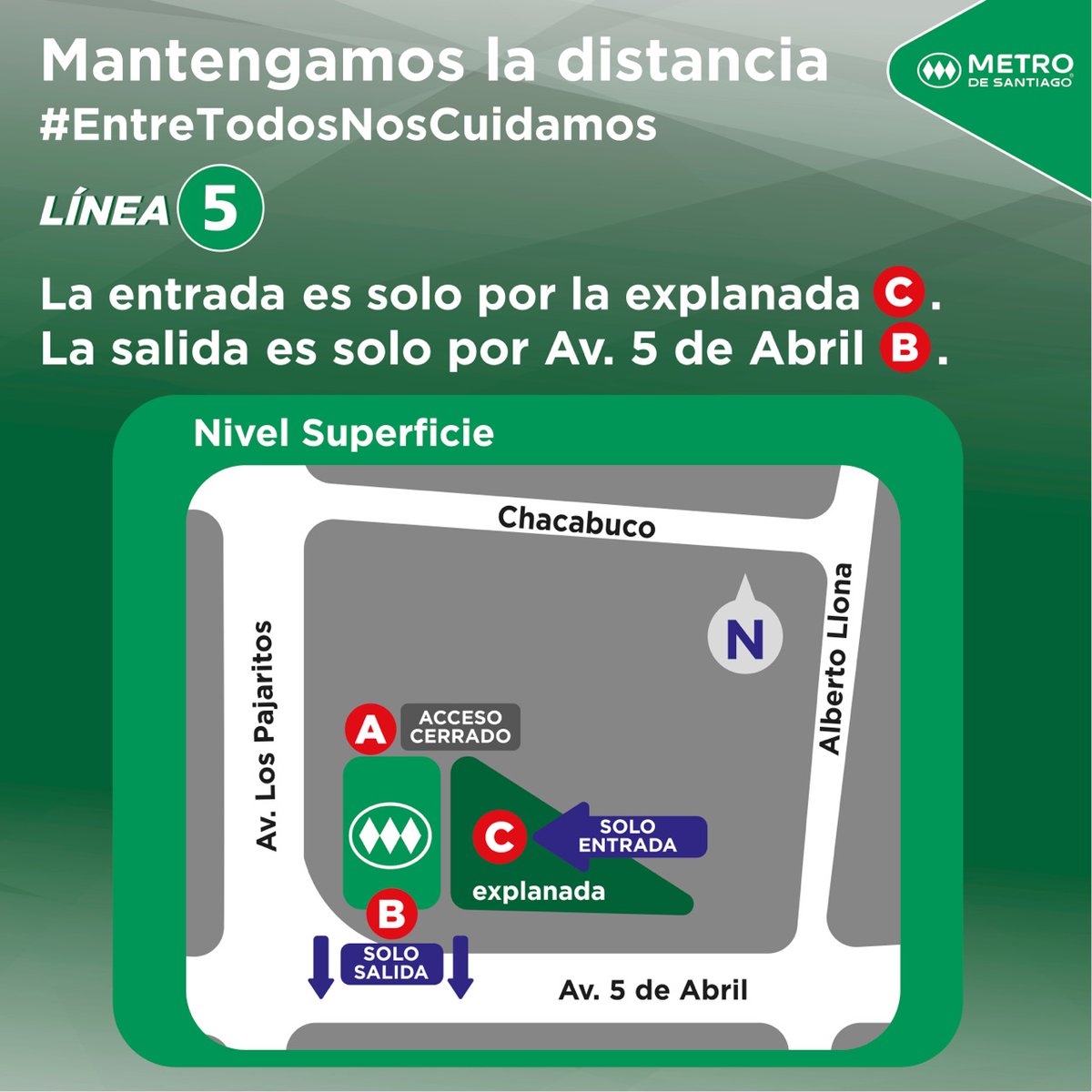 Metro de Santiago tweet media