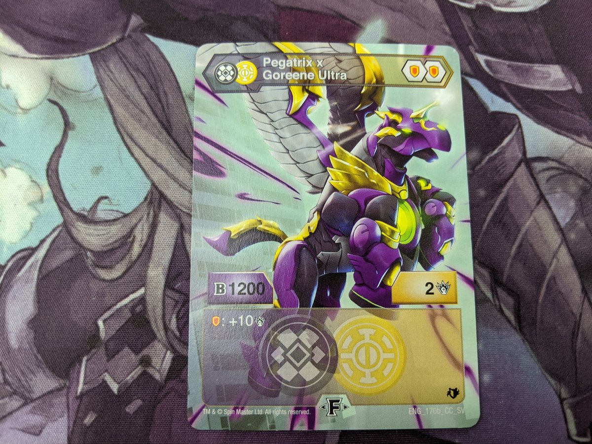 Matteru_Creates's tweet photo. Oh yeah before I forget I also received this guy a Pegatrix X Goreene form Shields of Vestroia 🐢💖 #bakugan #fusionforce #Shieldsofvestroia #darkus https://t.co/veJhvF6uQi