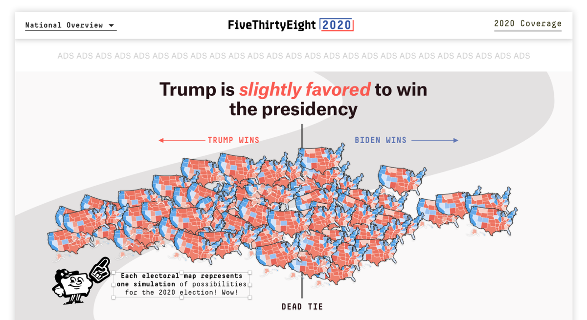 Further attempts of UniverseSwarm™ mashup until maps were imprinted on the inside of my eyelids. Until we finally thought: maybe we can't kill two birds with one stone? We can't show odds drowning readers in seas of universes of maps. 