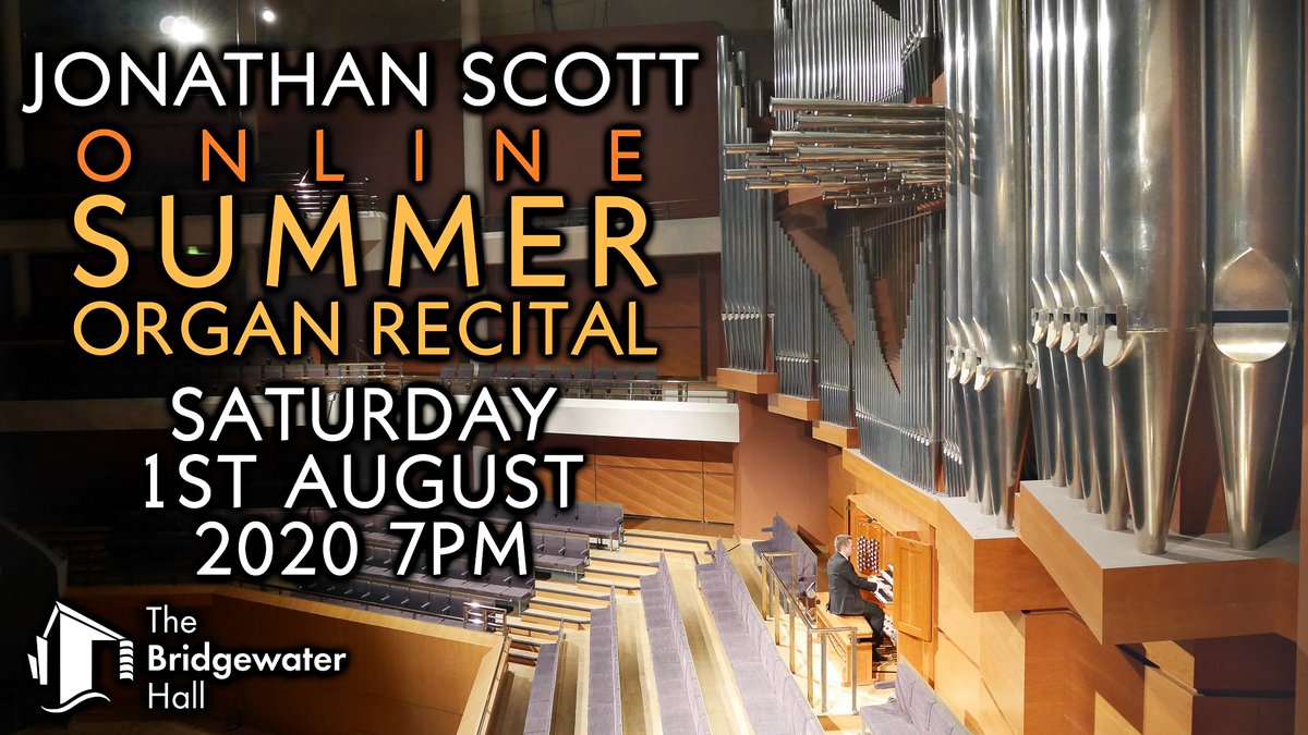 ScottBrosDuo's tweet image. We are thrilled to announce that for our next online concert we will be bringing music back into The Bridgewater Hall, Manchester with an Online Summer Organ Recital by Jonathan on Saturday 1st August 2020 7pm (UK time)! @BridgewaterHall Watch it here: youtu.be/2_YxS2M8J-c