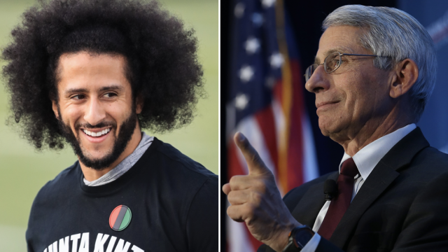thehill's tweet photo. Kaepernick, Fauci to receive Robert F. Kennedy Human Rights award https://t.co/u3kfOhiiJC https://t.co/DNZMNdKcuR