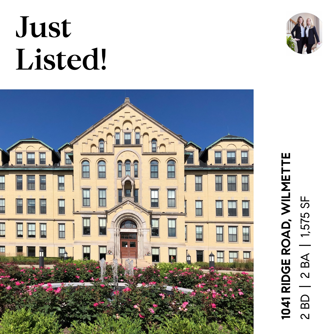 ✳️ ✳️ NEW LISTING | 1041 Ridge Road Unit 410, Wilmette | Historic Mallinckrodt in the Park | 2 bed, 2 bath | $549,000 | Full Western sunset views of the park from the fourth floor balcony | Ideal split floor plan | $549,000 | #bakermcnicholas #bakermcnicholasrealestate