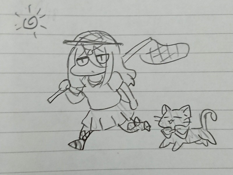 セミが鳴く季節だね
#イリモフプロジェクト 