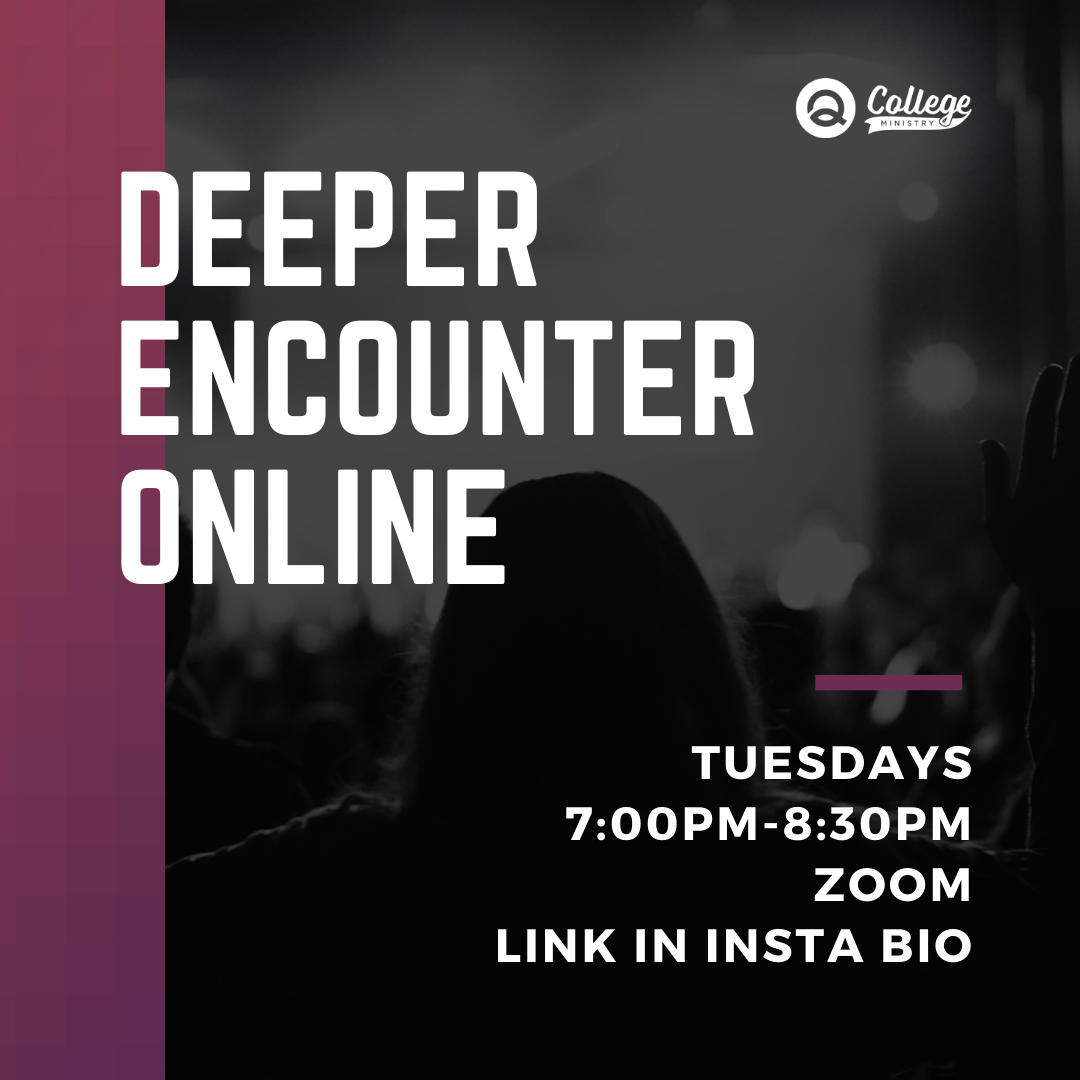 questcollegemin's tweet photo. Deeper Encounter Online tomorrow at 7:00! Invite a friend. https://t.co/JU0altzdj8