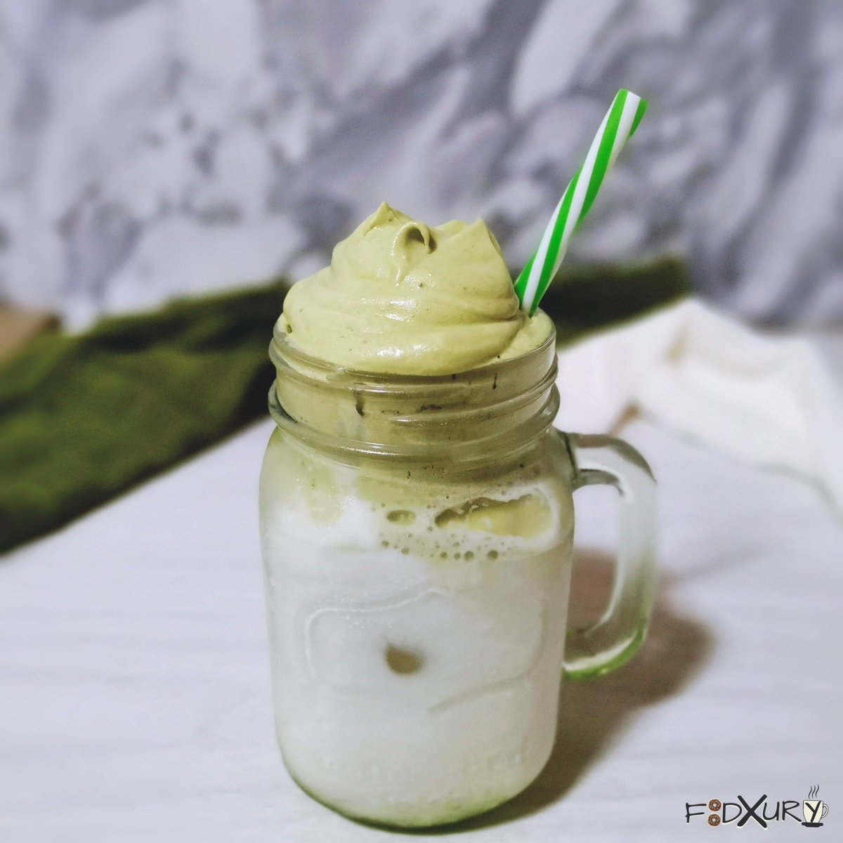 foodxury's tweet image. Aquí está el #PostreALas5 🤤👌
#DalgonaMatcha 💚