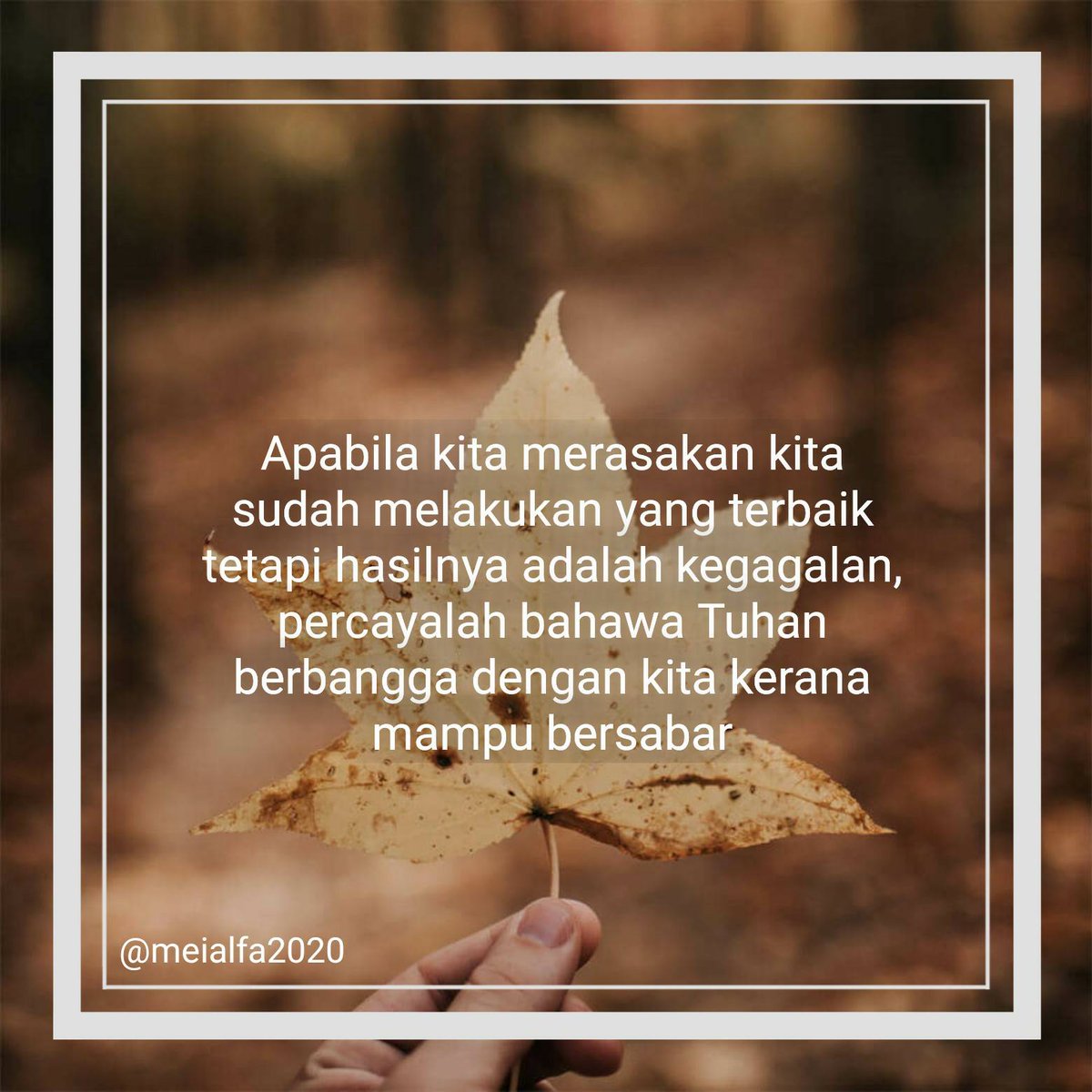 AifahMei's tweet photo. Setuju?? @aifahmei

#salamsukses #motivasibisnis #motivasi #inspirasi #katakatabijak #semangatmenolakmenyerah #semangatbisnis #katakatakeren #katakatamotivasi #katakatakeren #katasemangat #selflove #selfcare #loveyourself #loveyourselfmore #semangatpagii https://t.co/I3kOfSGkYX