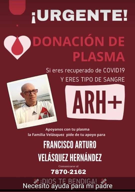 NOTICIAS DE ÚLTIMA HORA (@itroficialsv) on Twitter photo #ServicioSocial <a href="/PConvaleciente/">INTERCAMBIO DE PLASMA CONVALECIENTE</a>
Salvadoreños de buen corazón recuperados de #COVID19 ayudemos.
Aquí una lista actualizada de personas que necesitan de ti!:
bit.ly/DonaTuPlasma
RT por favor
<a href="/ingrenevanegas/">Rene Vanegas</a> @LRdgz09 @JalejMuller29 <a href="/blancagarcia08/">Blanki Garcia</a> @TRAKETO22 <a href="/COVID19MUNDIAL/">BreakingNews #QuedateEnCasa</a> #ServicioSocial <a href="/PConvaleciente/">INTERCAMBIO DE PLASMA CONVALECIENTE</a>
Salvadoreños de buen corazón recuperados de #COVID19 ayudemos.
Aquí una lista actualizada de personas que necesitan de ti!:
bit.ly/DonaTuPlasma
RT por favor
<a href="/ingrenevanegas/">Rene Vanegas</a> @LRdgz09 @JalejMuller29 <a href="/blancagarcia08/">Blanki Garcia</a> @TRAKETO22 <a href="/COVID19MUNDIAL/">BreakingNews #QuedateEnCasa</a>