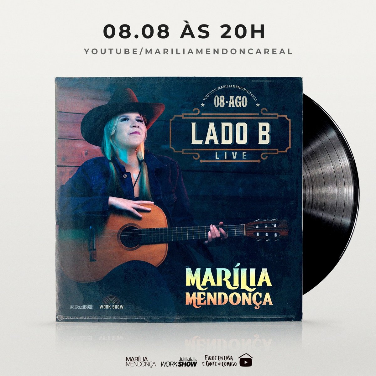 MariliaMReal's tweet photo. Expectativa lá em cima gente! Essa vai ser linda demais.💞 Anota aí: Dia 8 de agosto LADO B, no meu canal do youtube. Todo mundo lá, combinado? #MaríliaLadoB #LadoB #LiveMM #Workshow https://t.co/SeemL55Zw6