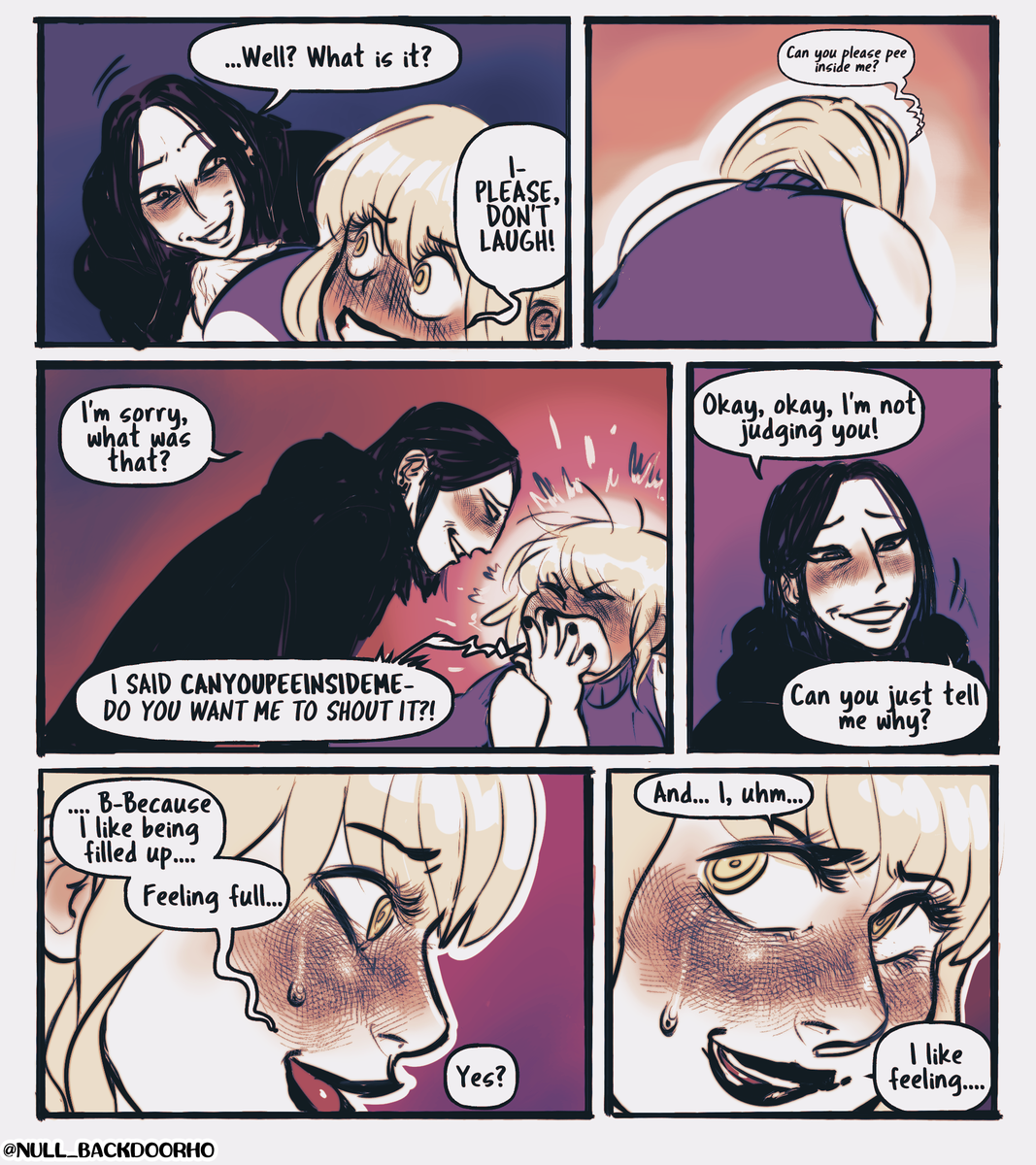 null_backdoorho's tweet photo. finally back with a new lola &amp; joji comic! lola says "sub rights" https://t.co/pyf10X1exL