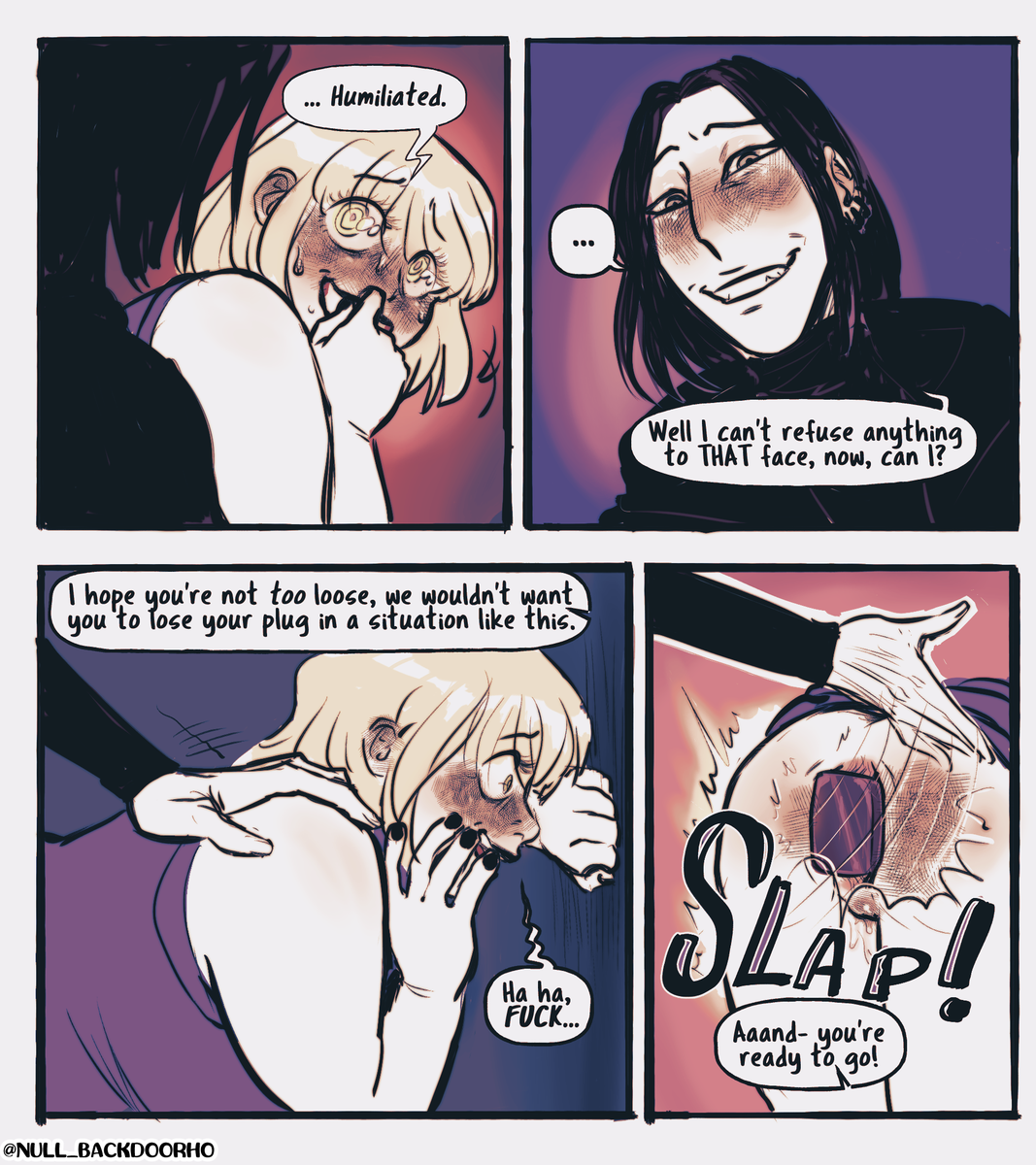 null_backdoorho's tweet photo. finally back with a new lola &amp; joji comic! lola says "sub rights" https://t.co/pyf10X1exL