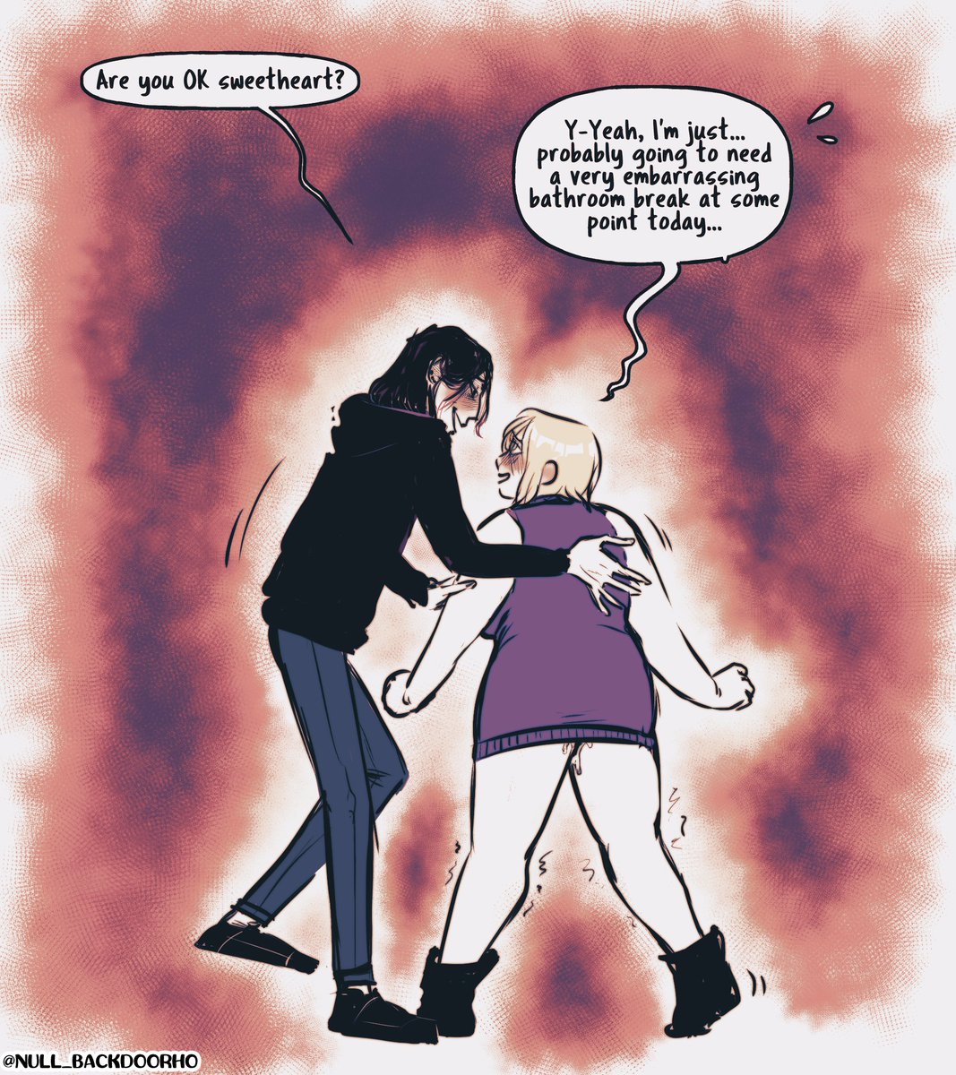 null_backdoorho's tweet photo. finally back with a new lola &amp; joji comic! lola says "sub rights" https://t.co/pyf10X1exL