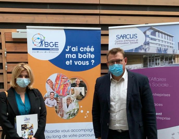 NathalieLebas's tweet photo. Visite du centre d'affaires et d'innovation sociale Le Sarcus animé par @bgehdf
Salles de réunion et formation, bureaux individuels, espaces privatifs, restaurant locavore, service traiteur, auditorium de 220 places #Emploi #innovationsociale #hautsdefrance #AuTravail #accso https://t.co/q6Ztvi5BS5