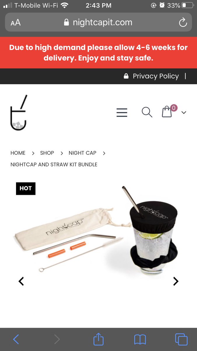 This simple scrunchie actually doubles as a drink cover! You can take this to bars, parties, or anywhere you may have an open drink! Also a spot for a straw :))