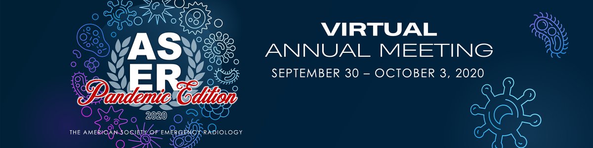 Early registration for #ASER2020 has been extended to August 15th! View the agenda and register today at aser.org/annual-meeting… 

#CME #radiology #radres #meetings #continuouslearning 
<a href="/emradguy/">Ron Bilow</a> <a href="/suzchongmd/">Suzanne Chong MD, MS, FASER</a> <a href="/ARRS_Radiology/">ARRS</a>