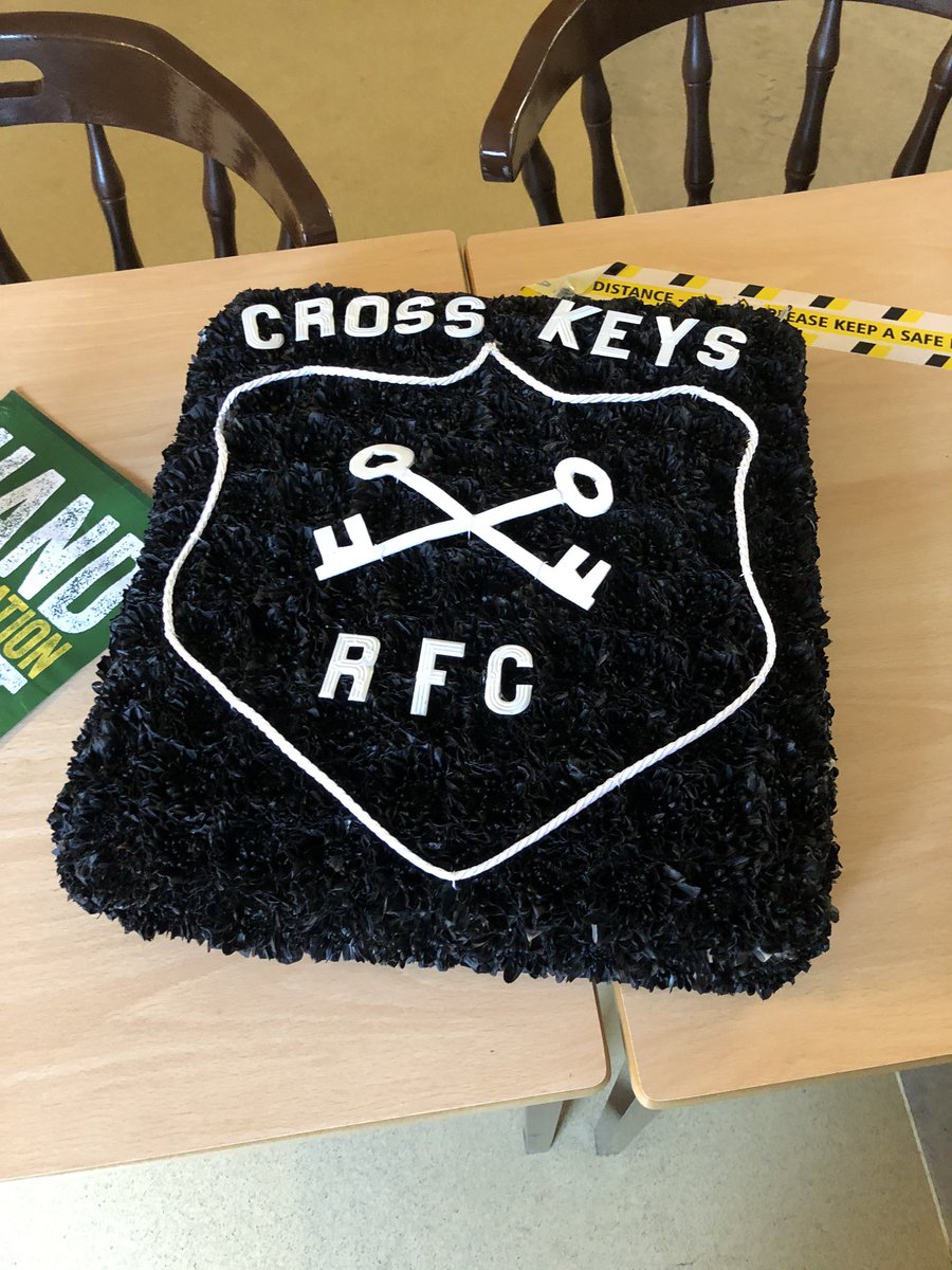 crosskeysrfc's tweet photo. Well ,today we said goodnight to legend Richie Donovan , #theDon.hope we did you proud, great turn out for a great man #RIPRD https://t.co/NBl3Bm3F5k