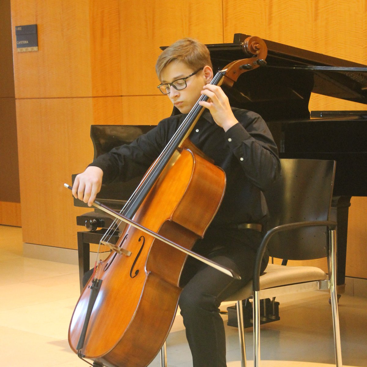 Congratulations to David Fiorito for completing 100 days of consecutive practice! David studies cello under the studio of Leo Soeda and we know Leo is very proud of his student's accomplishment. Keep up the good work and congratulations again on this milestone!