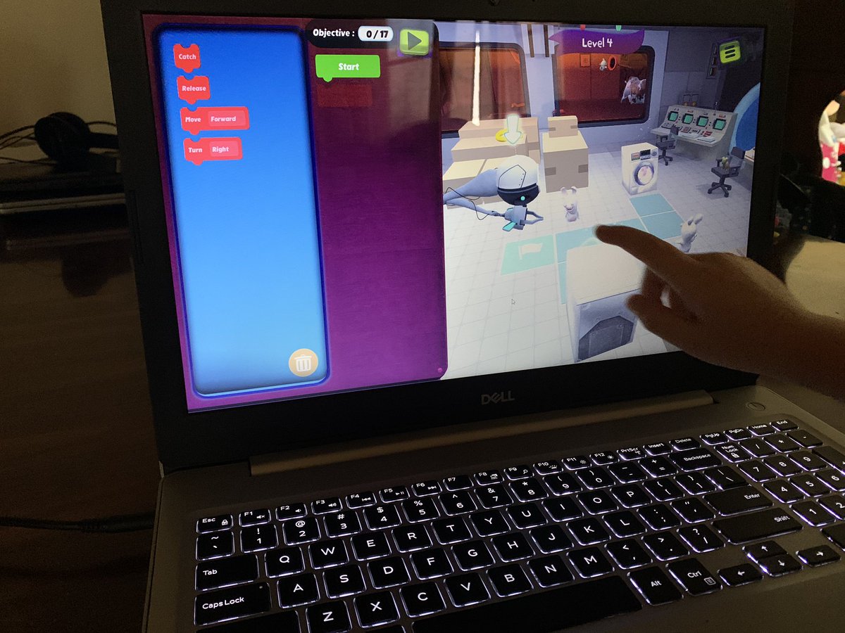 Whopper744games's tweet photo. Finally got my laptop working enough to try this out! Fun stuff!
#Rabbids #Ubisoft #RabbidsCoding https://t.co/mvEErXunbu