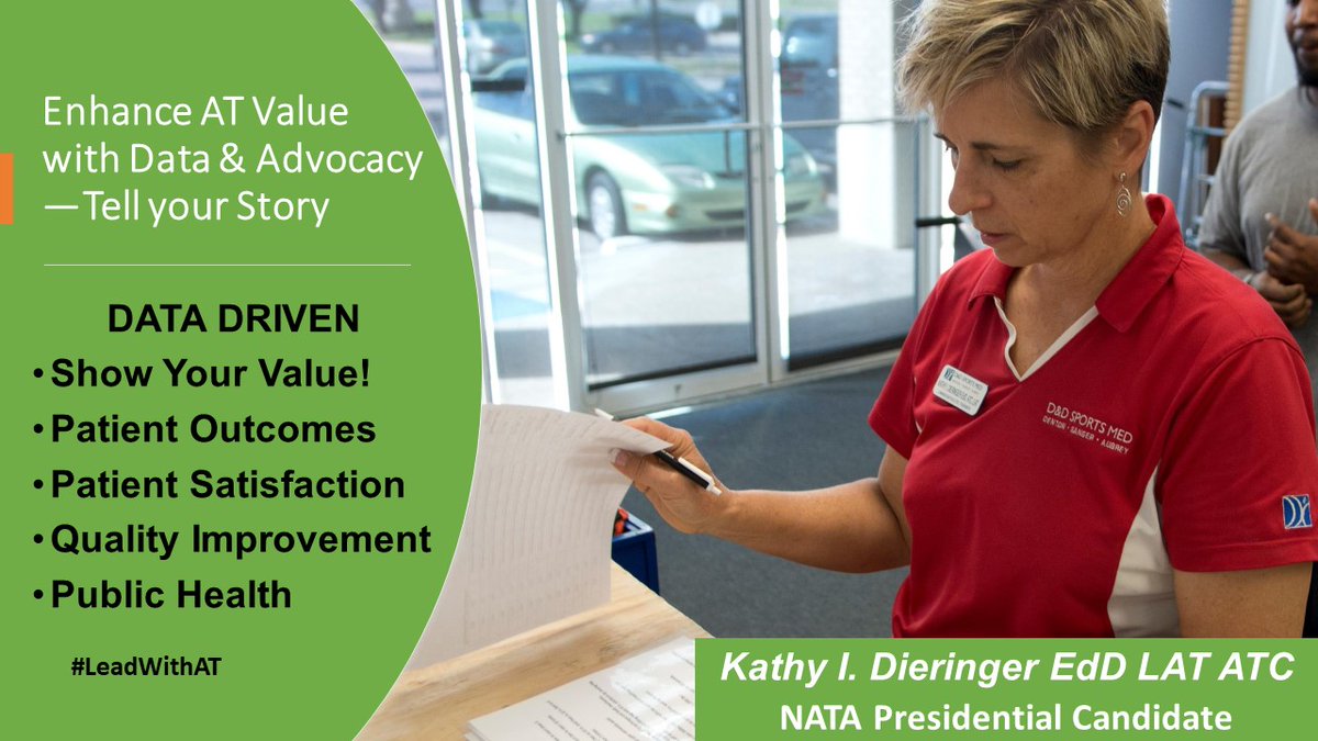 KathyIDieringer's tweet photo. Platform Item #2: Enhance AT Value with Data & Advocacy. Own Your Impact is the start of something GreAT! #ATValue #ForwardAT #LeadWithAT https://t.co/4QrvZTLJMM