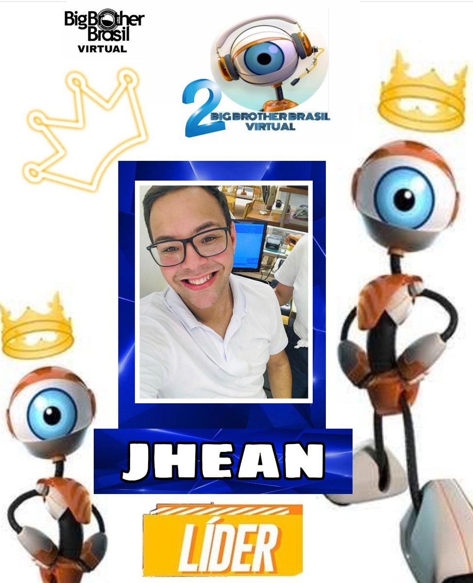 BBBVIRTUALSHOW's tweet photo. E o nosso novo líder é o Jhean Duarte. E aí? Gostaram? Ele vai indicar alguém ao paredão e ainda tem um poder especial. O que nos aguarda na formação de hoje? #bbb #bbbvirtual https://t.co/hIPHom6eRV