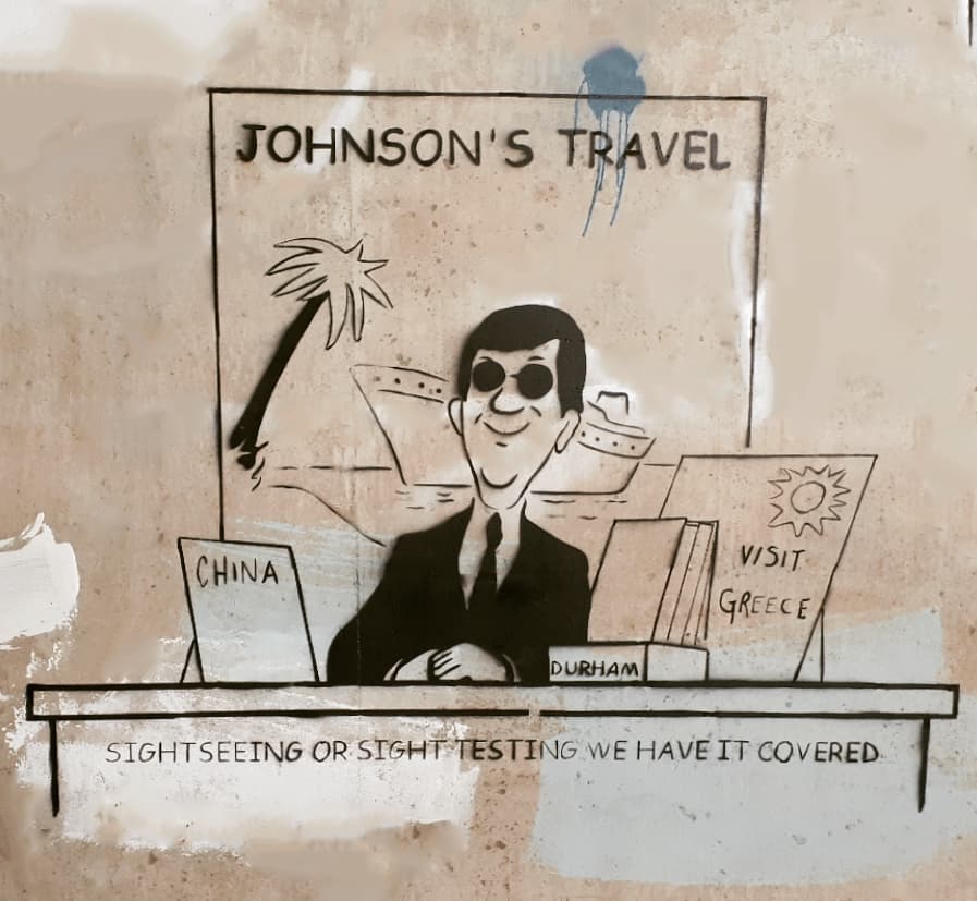 JohnDohArt's tweet photo. @SkyNews The Tories have certainly lead the way on travel during the pandemic  #stanleyjohnson #GrantShapps #dominiccunmings #travel #SpainQuarantine #Spain #COVID19   #sightseeing #sighttesting https://t.co/Ywf27Tzvt7