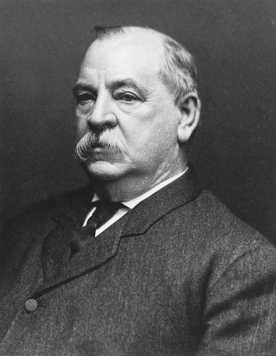 Grover Cleveland was a chill President, if you ignore the fact that he groomed and married his GODDAUGHTER, whom he had known since INFANCY. He was 27 years her senior. But lol got elected twice nonconsecutively