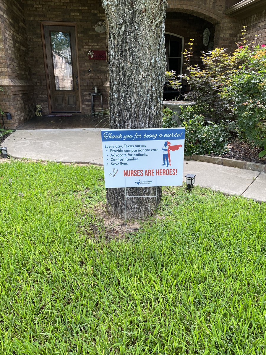 tammyeades's tweet photo. Texas Nurses Association (TNA). Thank you so much for the beautiful yard sign. TNA members get in touch with your district President for your. D3 Rural Towns I’m coming to you soon with yours. Texas Nurses Association https://t.co/7PhQiwVGds