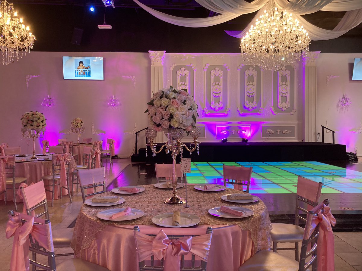 astridmendeztv's tweet photo. #ICYMI: I just did my first @WereOpenLV story! Thanks to  “Factory of Dreams Hall” for letting me show not only their decorations, but also its struggles to get customers after reopening this #banquethall. BTW: So glad my dancing was good for news! #tvreporter #ktnv #lasvegas #nv https://t.co/muQblcIgcK