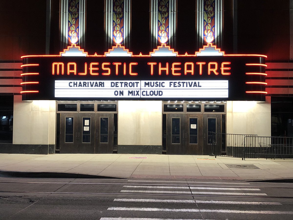 Are you ready to “Let Yourself Go” at home? Next time you’re driving down Woodward Ave check out the marquee at the Majestic Theatre!