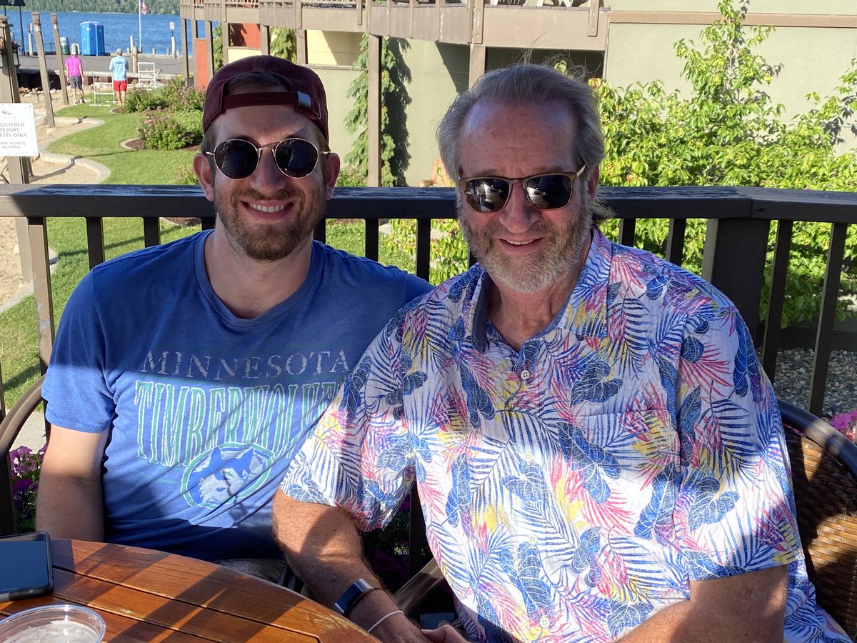 First trip “up north” since Da Kid was at Camp Lincoln. Nothing better! ⁦<a href="/ChaseontheLake/">Chase on the Lake</a>⁩