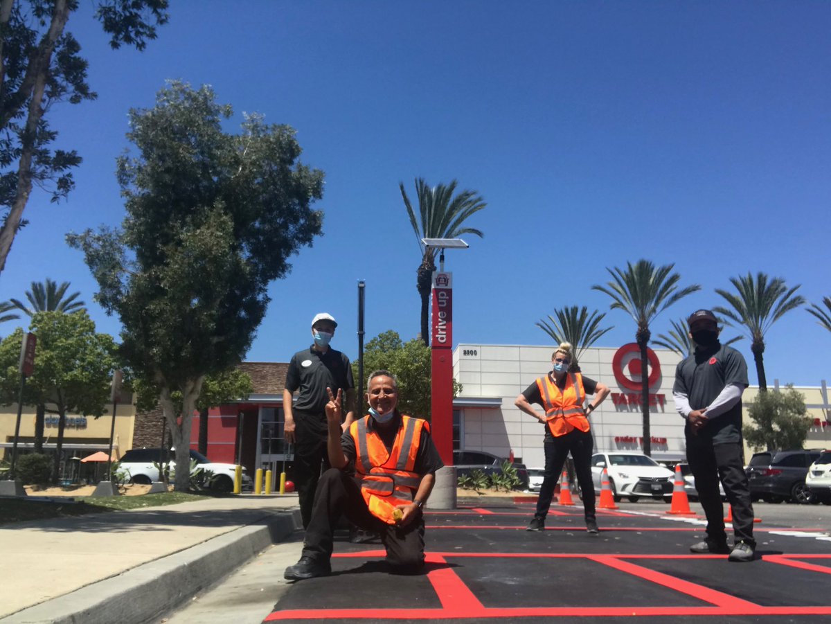 PM team coming in hot to help deliver EVEN MORE drive up spots for our awesome guests! Big things happening at T2151 🔨🎯