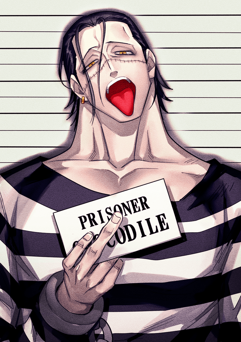 クロコダイル 七武海時代は政府の目を逸らす為に優等生のふりをし続けていたけど称号 きた 12 18タ07aのイラスト