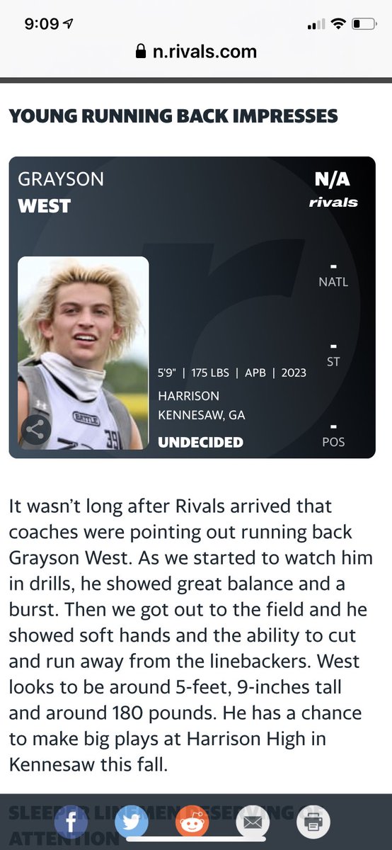Grayson West tweet media