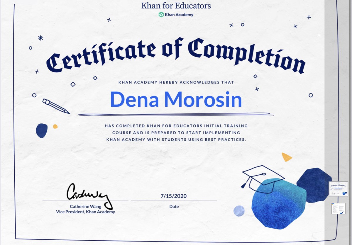 DenaMorosin's tweet image. This was a great training... highly recommended #KhanForEducators