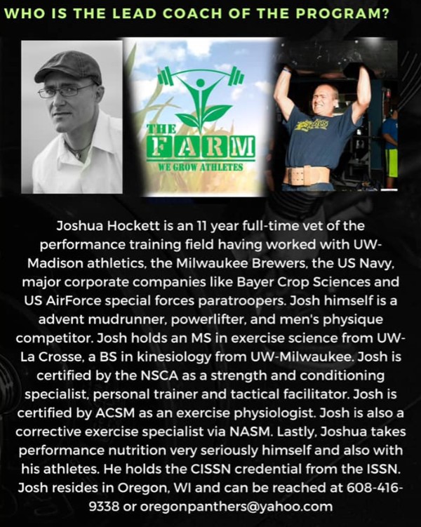 OregonIceArena's tweet photo. Meet the new strength coach at the Farm Gym - Joshua Hockett! https://t.co/GyZsLTWaJR