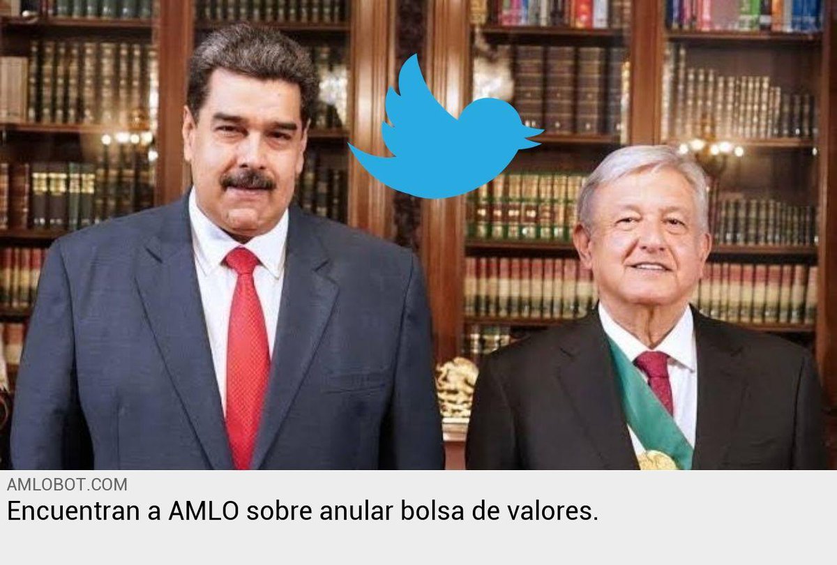 ABot2024's tweet photo. Encuentran a AMLO sobre anular bolsa de valores. https://t.co/pMC3J2ePW9
