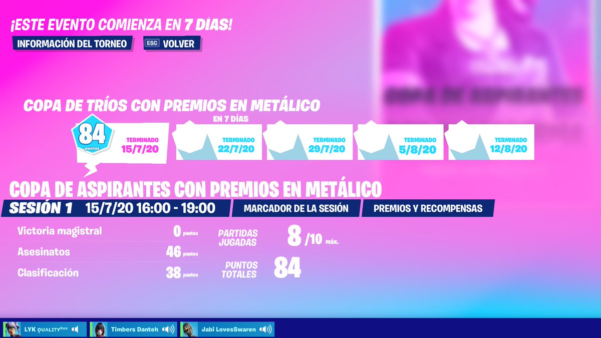EverQuality4's tweet photo. Nada Mal Para Ver empezado una Hora Tarde y ver jugado 8 partidas Gg's
Alado de @JaviiiFN @Not_Danteh https://t.co/Xcd5Snvptw