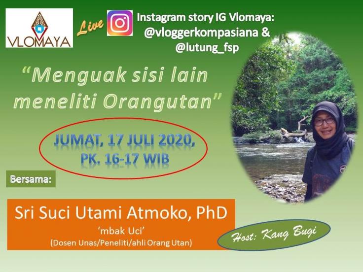 Vlo_maya's tweet photo. Tertarik dengan Orangutan dan bagaimana meneliti Orangutan, yuk ikuti bincang2nya besok (Jumat) sore pk 16-17 WIB di Instagram story Vlomaya: @vloggerkompasiana #orangutan #research #riset #penelitian #kehutanan #ksda https://t.co/gNJ0zlYNcg