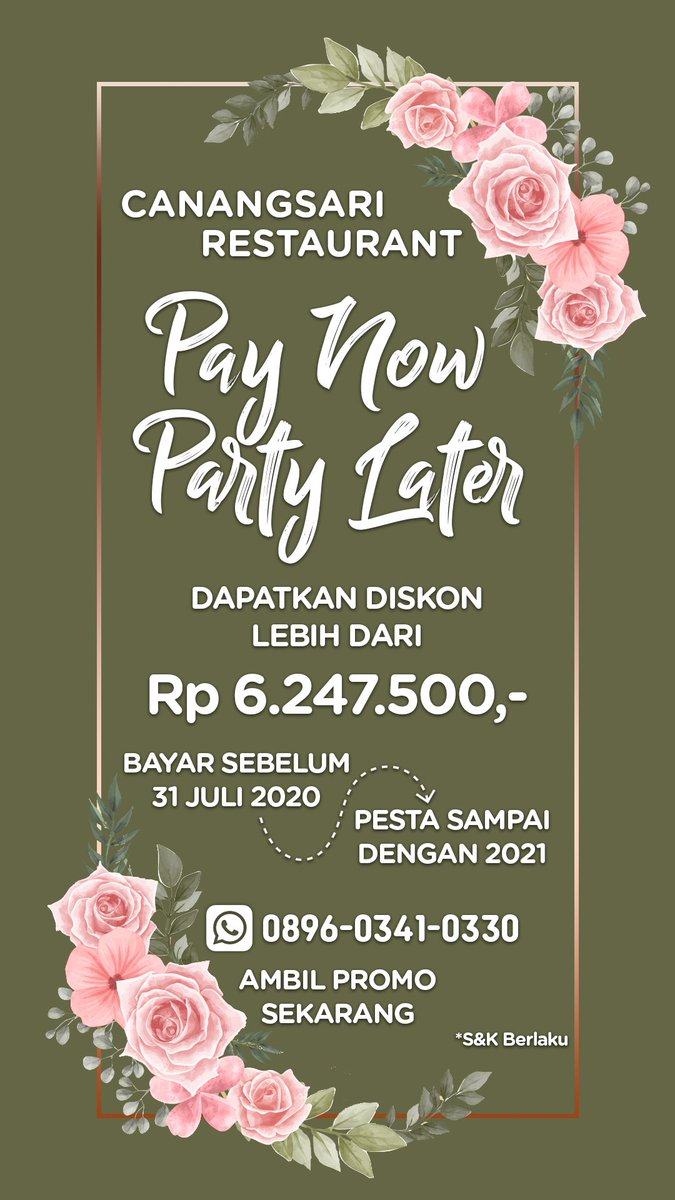 Buruan Ambil Promo Pay Now Party Later, hanya sampai 31 Juli 2020!